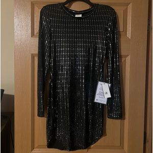 Macy’s Black Jeweled Dress